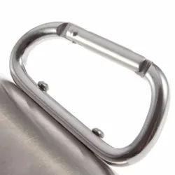 Coupe de camping en acier inoxydable - tasse - mouchoir en aluminium - 180ml